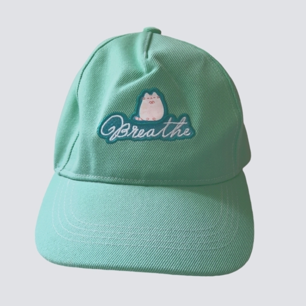 Pusheen Box Exclusive Mint Breath Cat Baseball Hat Cap Strapback NWT